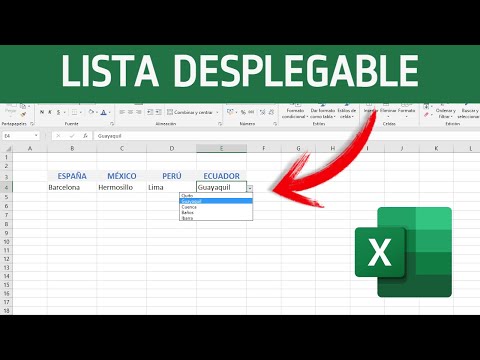 Video: En Excel, ¿cómo agregar una lista desplegable?