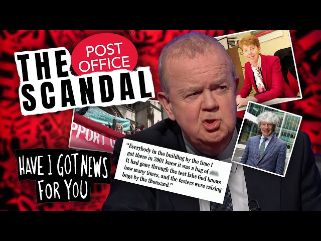 The Post Office Scandal | Have I Got News For You | Hat Trick Comedy class=