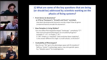 Arup Chakraborty in a live discussion of the latest Physics of Living Systems research