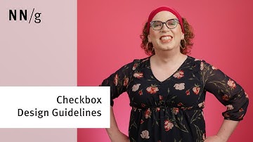 Checkbox Design: 8 Guidelines