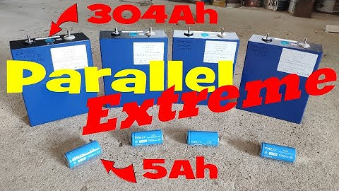 304Ah in parallel with 5Ah. Will it destroy the small battery? Battery Bank Parallel Extreme, Part1