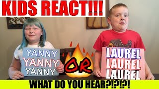 YANNY, YAMMY OR LAUREL Challenge! Kids React and Share The Answer IRL! 2018 Meme Reaction Video!