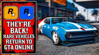 GTA 5 Online Added Back TONS of RARE VEHICLES.. The New GTA Online UPDATE! (GTA5 New Update)