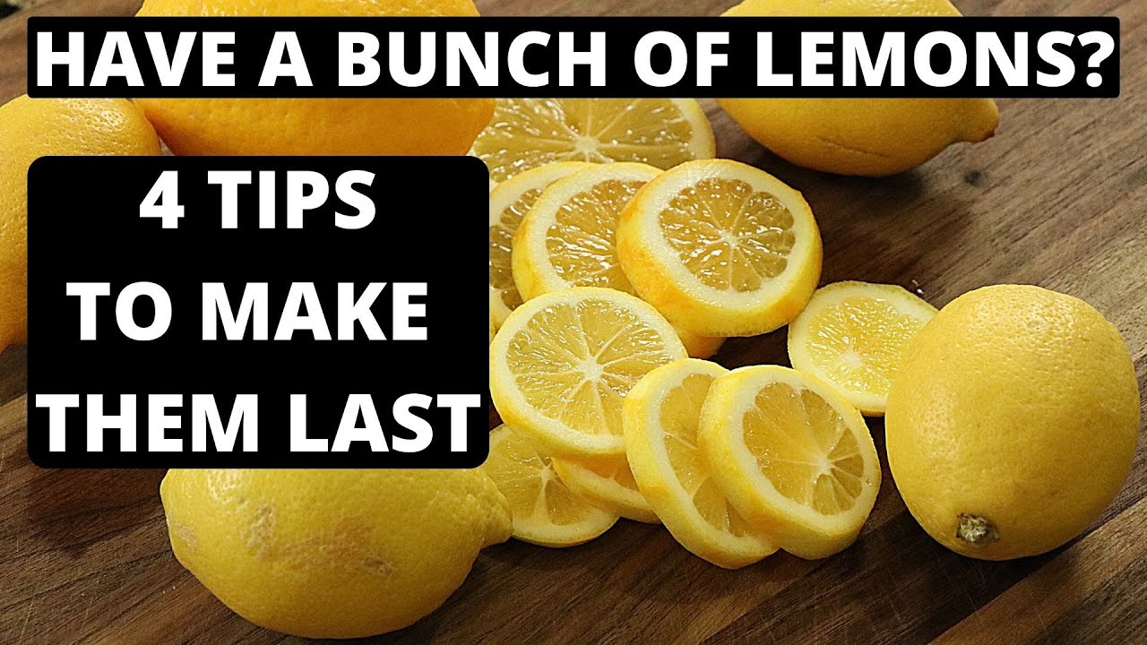 Dehydrated Lemons to Preserve your Crop