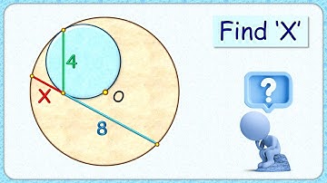 Find length "X".   #maths #geometry #circle #olympiad #cds #cat #sat #iit 313 #cbse #ssc #cgl