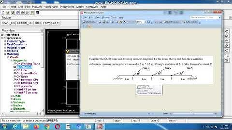 ANSYS_ Beam Analysis_Load with Angle