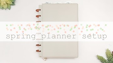 Spring 2020 Planner Setup | a5 Discbound Planner Flip Through
