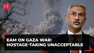 Full EAM Jaishankar on Gaza War: Hostage-taking unacceptable, must seek a 2-state solution | NAM Summit Guide