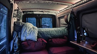 Upholstered Ford Transit Van Buildout  Cheap, Insulated, Super Cozy! For Offroading.