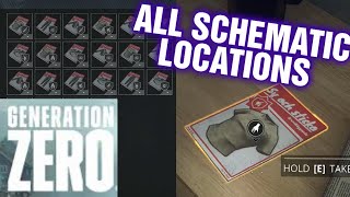 GENERATION ZERO ALL SCHEMATIC LOCATIONS !!