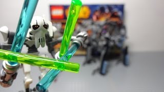 LEGO STARWARS 75040 グリーヴァス将軍のホイール・バイク - YouTube