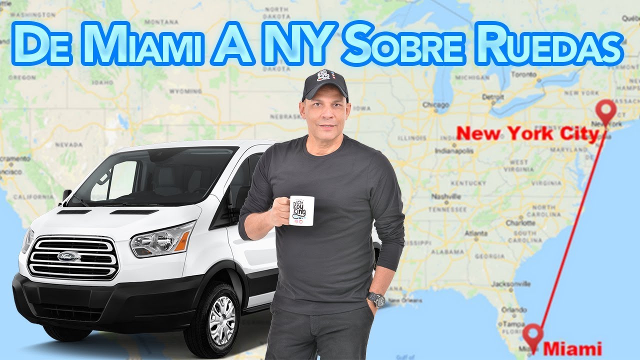 cuantas horas en carro de miami a new york