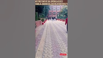 My First day of SOL classes (open college) Ram lal anand college Delhi university mini vlog #shorts