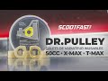 Dr.Pulley, les galets de variateur inusables pour scooters 50cc  grandes plages et Maxi !