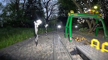 LEGO High-Speed Passenger Train 60051 - Night OnBoard View - Testride 3