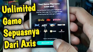 Cara Mengaktifkan Unlimited Game Dari Axis di Aplikasi AXISnet screenshot 2