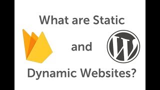 What are static and dynamic websites?