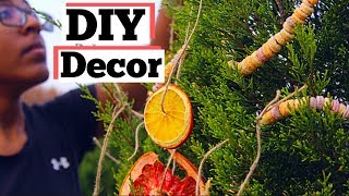 Zero Waste & DIY Christmas Decor -- Our Eco Friendly Christmas Tree Decorations