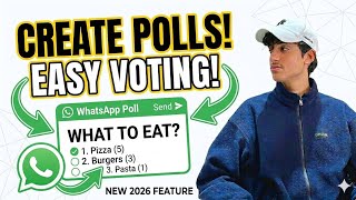 How to Create a Poll on WhatsApp (2026) | Easy Group Voting Tutorial