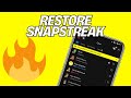 Get Your Lost Snapchat Streak Back FAST!
