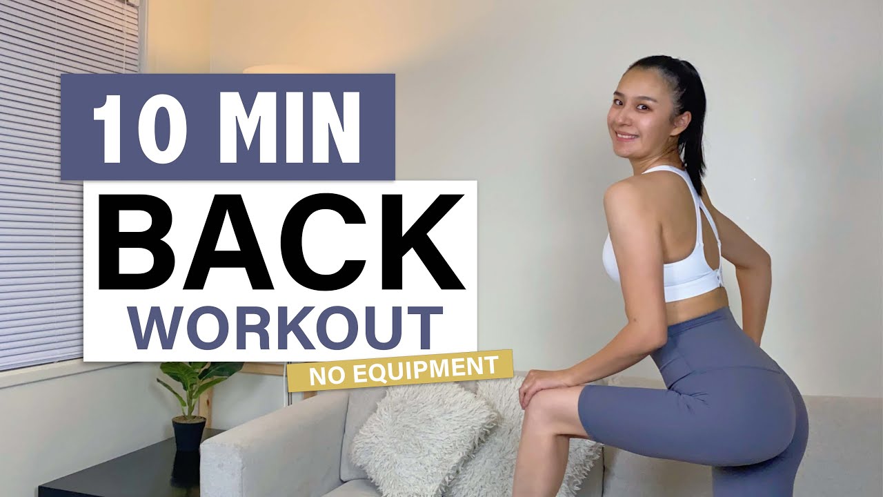 10 MIN BACK WORKOUT |Burn Back Fat | No Equipment Workout | HIIT At ...