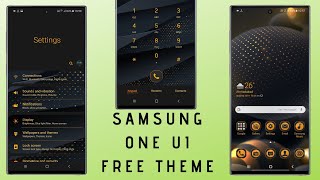 Best new Samsung Free Theme | Global Orange | For Android 9.0 & 10 screenshot 1