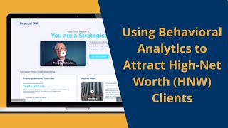 Celebrity Using Behavioral Analytics to Attract High-Net Worth (HNW) Clients Profile