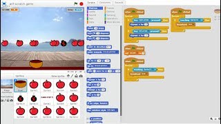 How To Create A Catch (Apple Bowl )Game In Scratch 2.0 screenshot 2