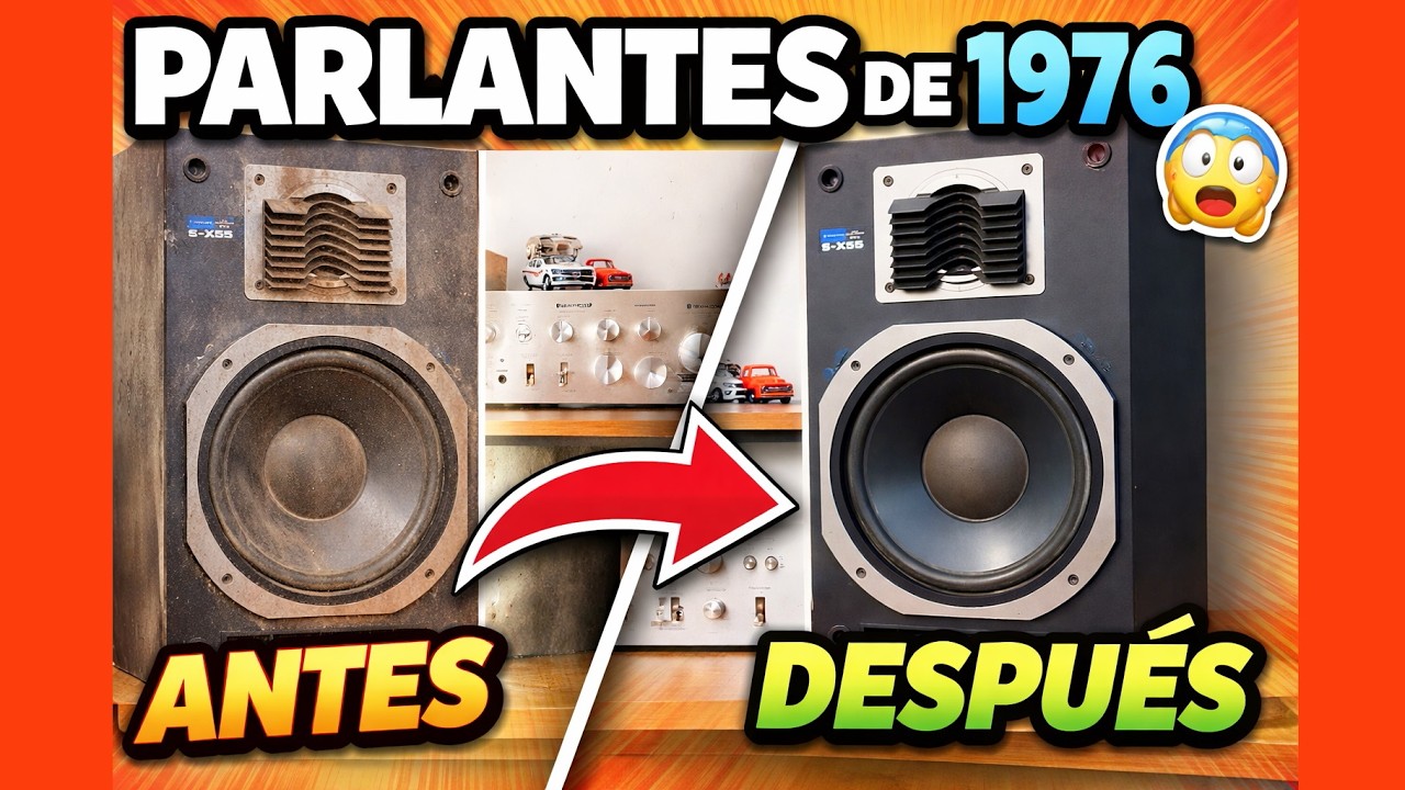 Parlantes Pioneer S-X55 - 1978… ¿aún suenan bien? - YouTube