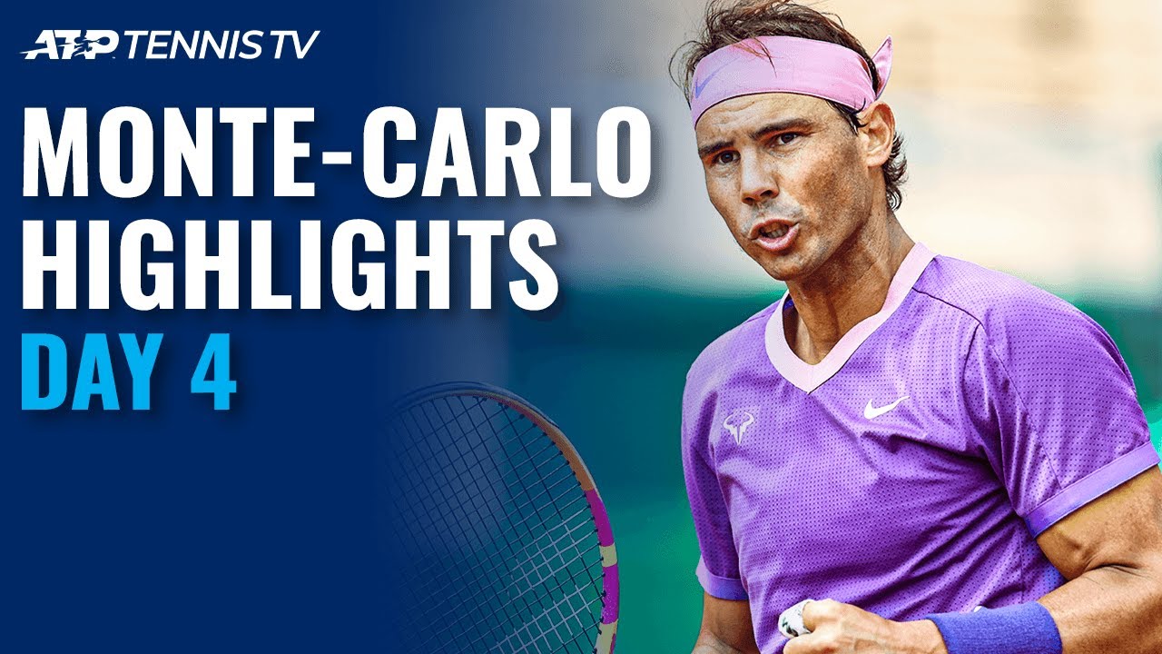 Nadal, Djokovic and Zverev Take Centre Stage Monte Carlo 2021 Highlights Day 4