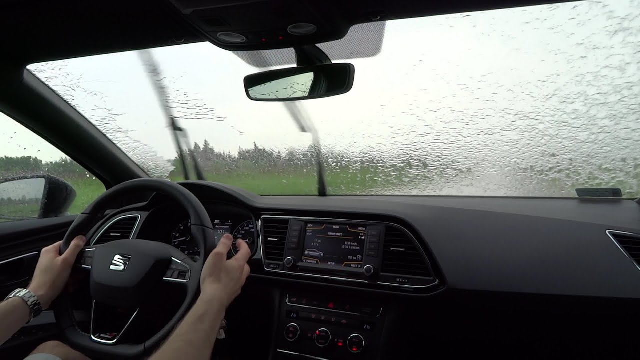 2016 SEAT Leon CUPRA 290 Heavy Rain Test Drive CZY DUŻA MOC & FWD DZIAŁA? TEST PL