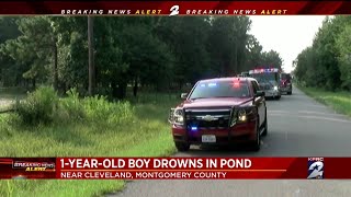 Boy drowns in pond