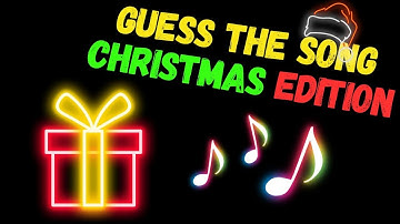 Guess the Christmas Song 🎄 Holiday Music Quiz!