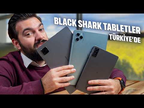 BLACK SHARK TABLETLER TÜRKİYE'DE | Gaming Tablet, Pad 7, Pad SE İnceleme