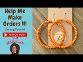 Let’s put in some morning work!!💪🏽, Beaded Hoop Earring Tutorial, Infinity Hoop Earring Tutorial