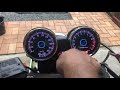 ZRX1100ELメーターの動作確認