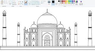 Featured image of post How To Draw Taj Mahal In Easy Method Mumtaz mahal was not alive when the taj mahal was built