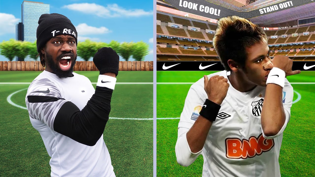 How To Dress Like YOUNG Santos Neymar On The Pitch!