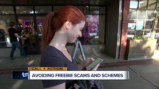 Watch out for freebies with a catch