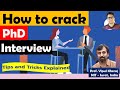 How to Prepare for PhD Interview ft. Prof. Vipul Kheraj || Important Tips and Trips || Monu Mishra