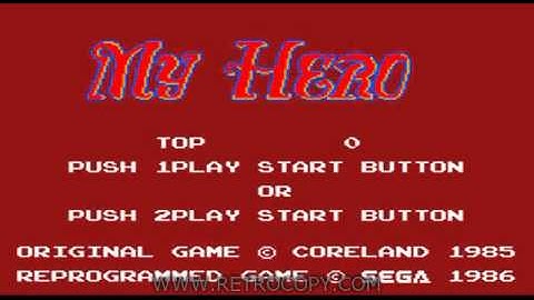 My Hero (Sega Master System) - RetroCopy Intro