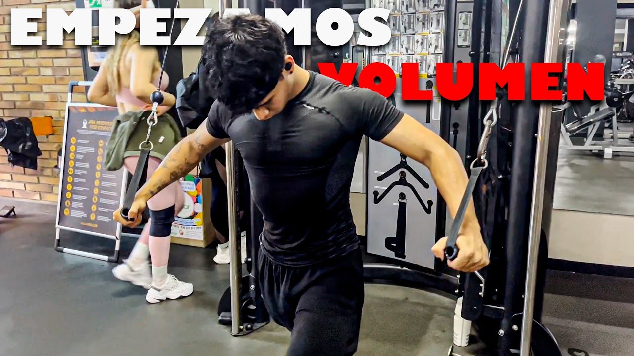 ENTRENAMIENTO DE PECHO (EMPEZAMOS VOLUMEN +80KG) - YouTube