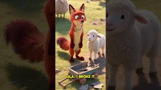 🦊 1 Minute Moral Story for Kids | Fuzzy the Fox Learns Honesty | Bedtime Story #morallesson #kids
