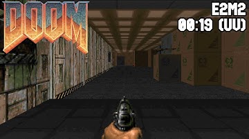 DooM: Switch Unity Port - E2M2 (UV-Speed) - 00:19 (Personal Best)