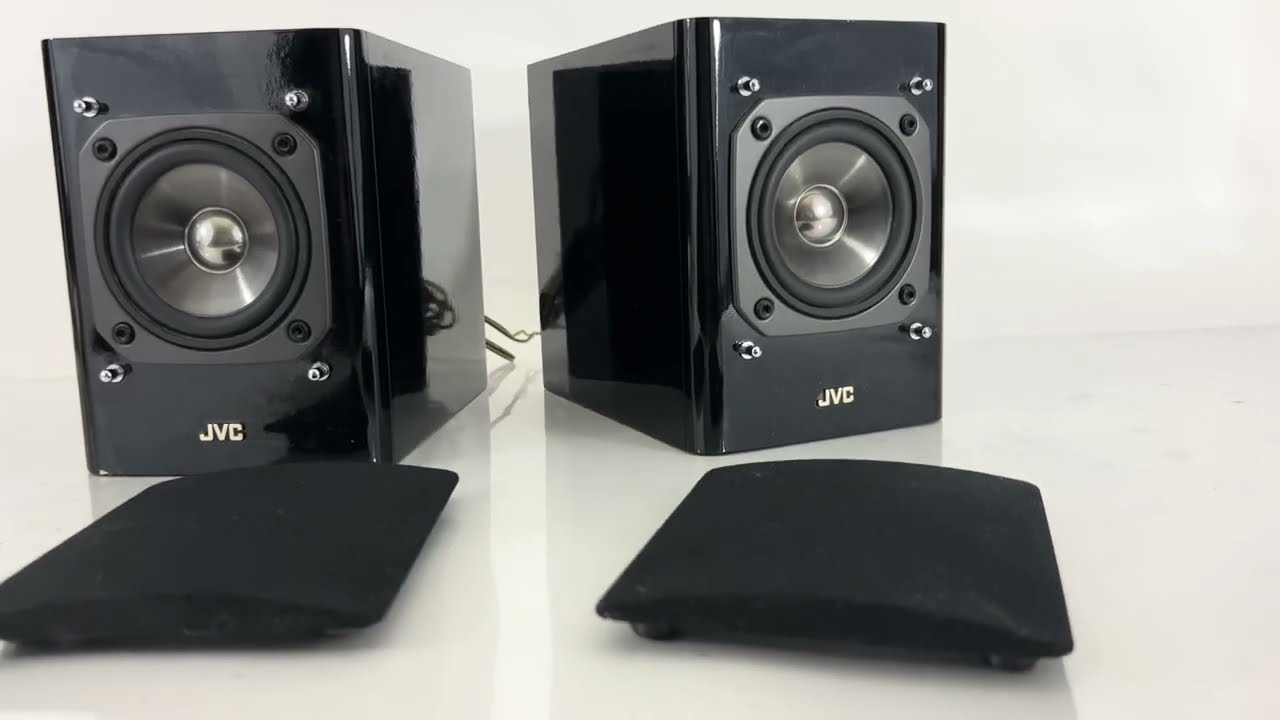 JVC SP-UX6000 Bookshelf Speaker Pair Mini-HiFi System Black 20