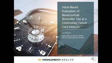 Value-Based Evaluation of Bevacizumab Biosimilar Use at a Community Cancer Care Institute