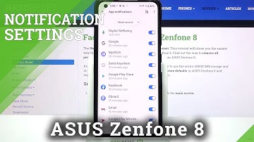 How to Enable / Disable Notifications from Apps in ASUS Zenfone 8 - Access Notifications Settings