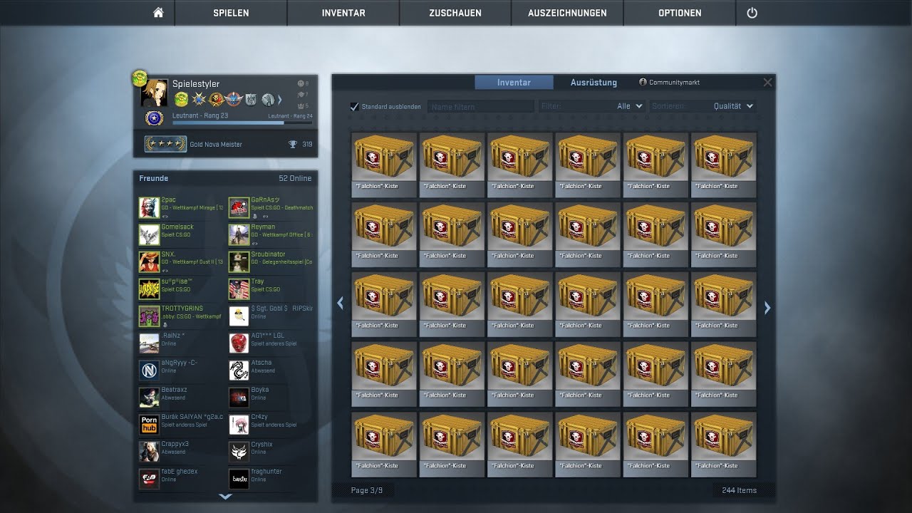 Ich habe was getan ?!?! - CS:GO Inventar Update - YouTube