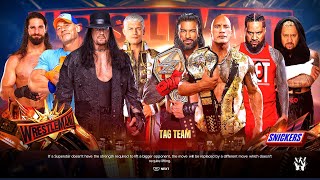 Team UNDERTAKER vs. Team FINAL BOSS | 4v4 Tag Team Elimination Match | WWE 2K24