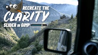 Add Clarity To Photos In Gimp, No Photoshoplightroom Needed